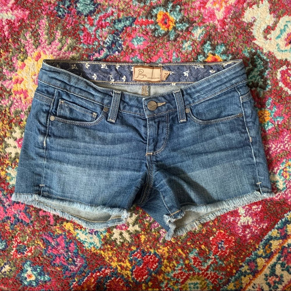 PAIGE denim Silver Lake shorts